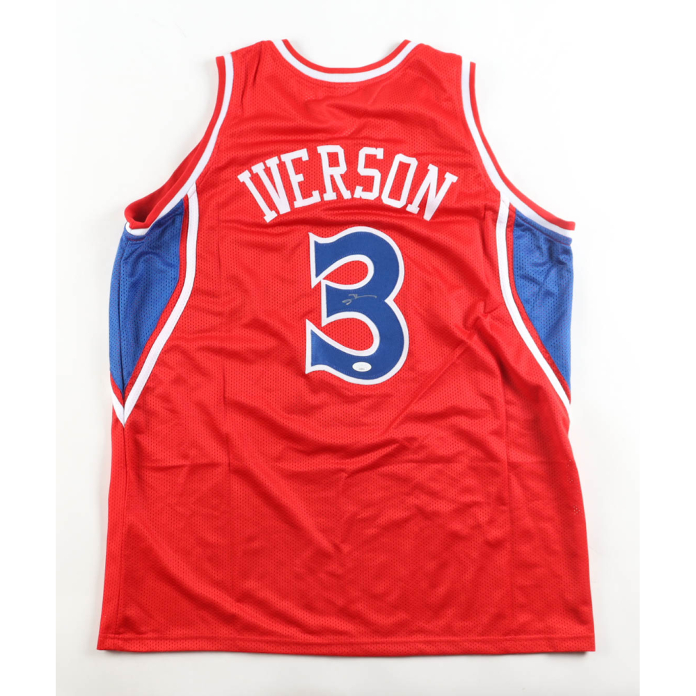 Allen Iverson Signed Jersey (JSA) at PristineAuction.com