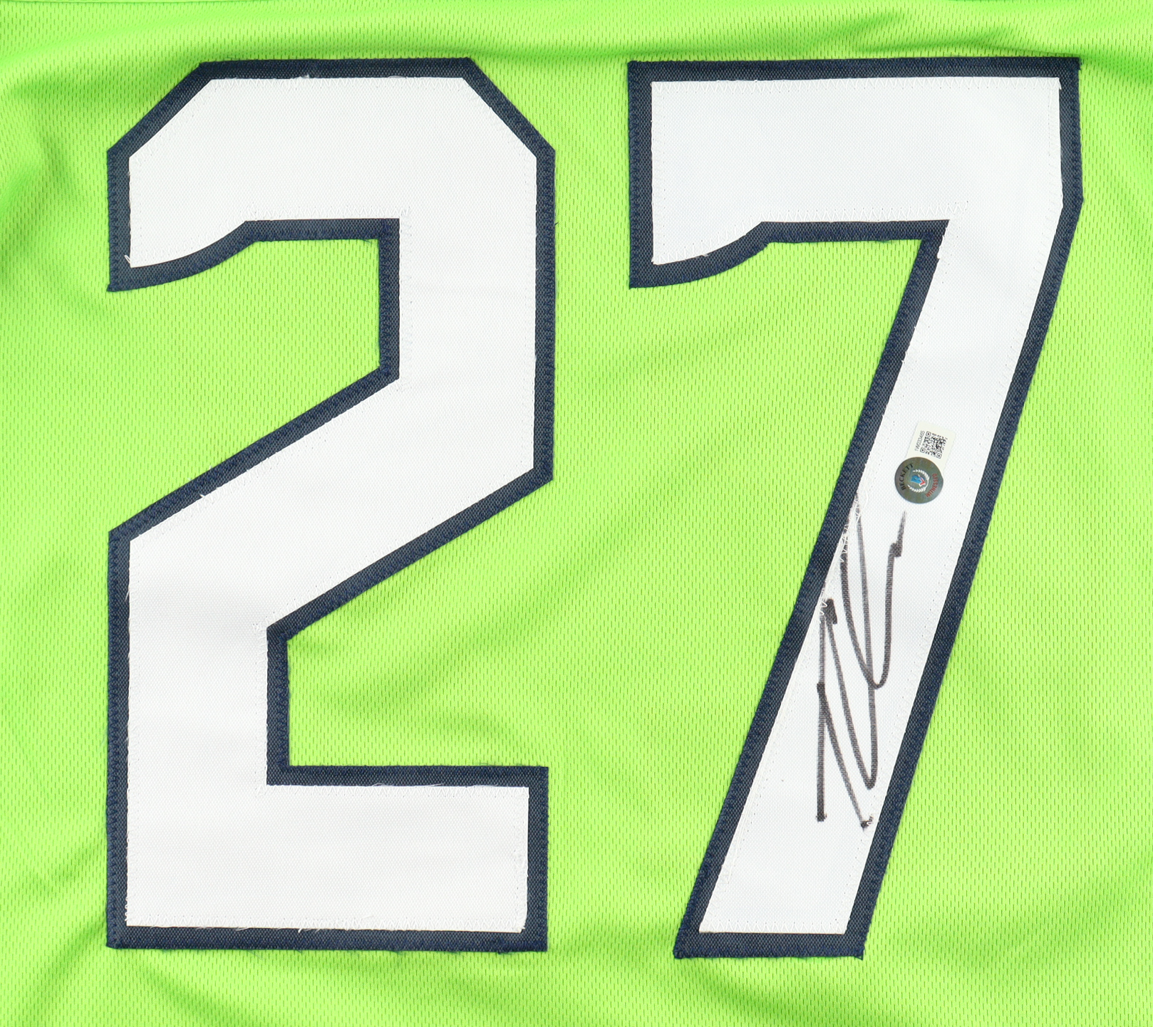 Tariq Woolen Signed Jersey (Beckett) at PristineAuction.com Tariq Woolen Signed Jersey (Beckett) at PristineAuction.com