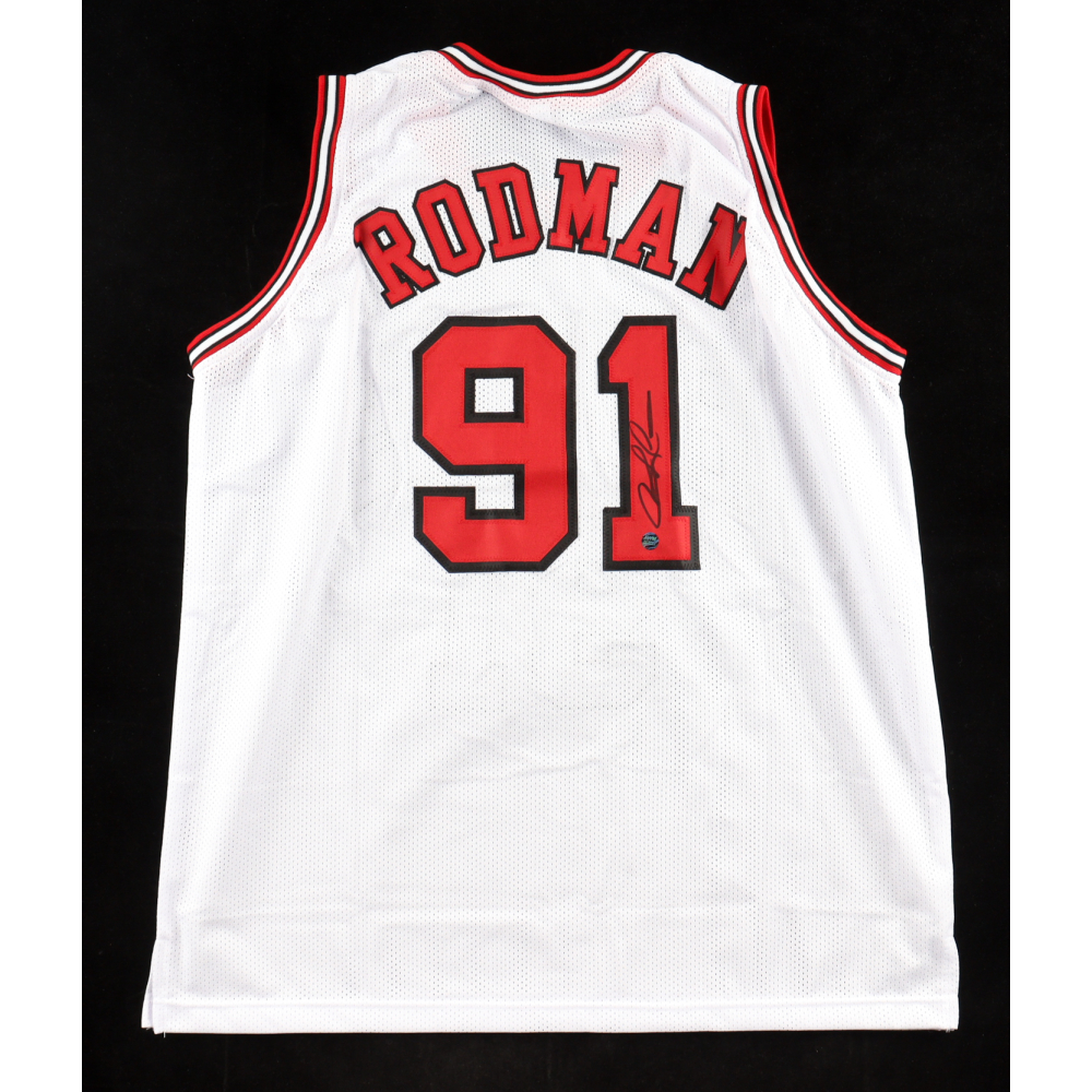 Dennis Rodman Signed Jersey (AWM) at PristineAuction.com