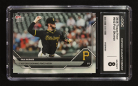Paul Skenes 2025 Topps Now #692 (CGC 8) at PristineAuction.com