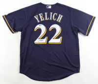 Christian Yelich Signed Brewers Majestic Authentic Jersey (JSA & Yelich) at PristineAuction.com