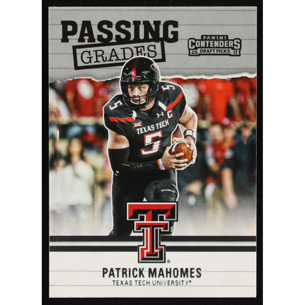 Patrick Mahomes II 2017 Panini Contenders Draft Picks Passing Grades #5 RC at PristineAuction.com