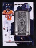 RJ Harvey 2025 Panini Impeccable Silver NFL Shield #16 #09/35 RC at PristineAuction.com