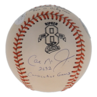 Cal Ripken Jr. Signed OAL Commemorative Logo Baseball Inscribed "2131 Consecutive Games" (JSA & Ironclad) at PristineAuction.com