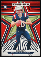 Drake Maye 2024 Rookies and Stars Red #129 RC at PristineAuction.com