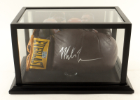 Mike Tyson Signed Vintage Everlast Boxing Glove with Display Case (Tyson) at PristineAuction.com