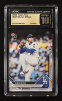 Shohei Ohtani 2025 Topps Now #621 (CGC 10 Pristine) at PristineAuction.com