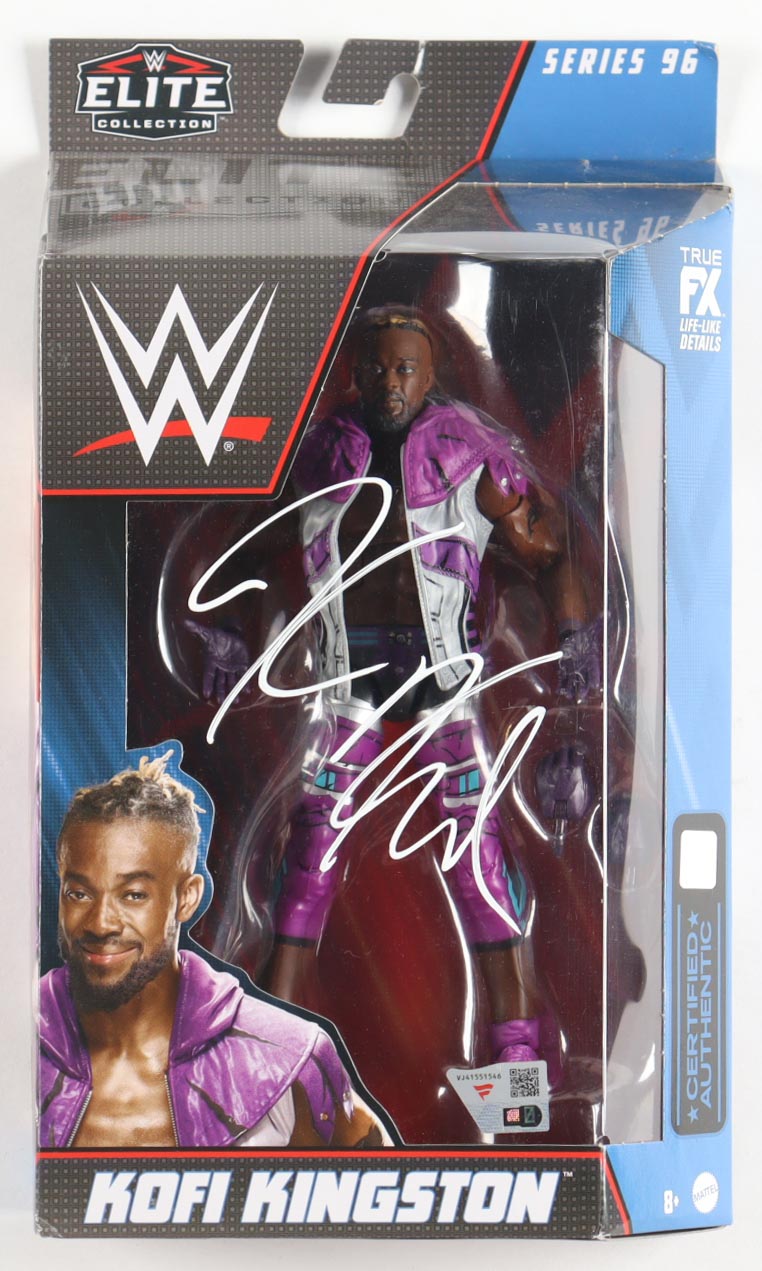 Kofi Kingston Signed Mattel WWE Elite Collection Action Figure (Fanatics) at PristineAuction.com Kofi Kingston Signed Mattel WWE Elite Collection Action Figure (Fanatics) at PristineAuction.com