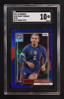 Trinity Rodman 2022-23 Panini Donruss Optic Blue Prizm #130 RC #97/99 (SGC 10) at PristineAuction.com