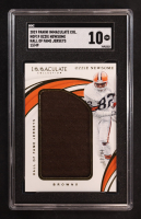 Ozzie Newsome 2019 Panini Immaculate Collection Hall Of Fame Jerseys #HOF-19 #13/49 (SGC 10) at PristineAuction.com