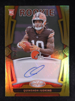 Quinshon Judkins 2025 Certified Rookie Signatures Mirror Gold #6 #05/10 RC at PristineAuction.com