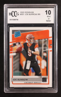 Joe Burrow 2020 Panini Donruss RR #301 RC (BCCG 10) at PristineAuction.com