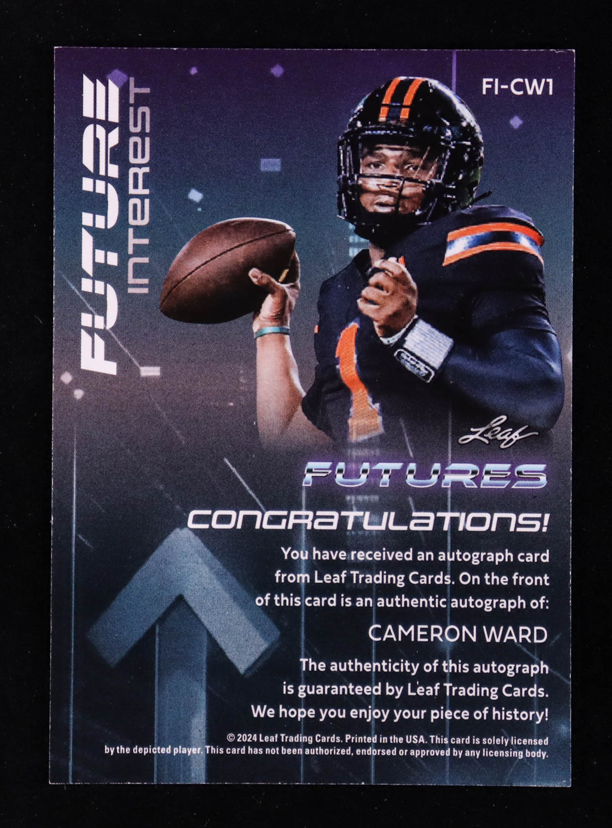 Paul Skenes Signed 2024 Leaf Futures Future Interest Gold #FICW1 RC #6/15 at PristineAuction.com Paul Skenes Signed 2024 Leaf Futures Future Interest Gold #FICW1 RC #6/15 at PristineAuction.com