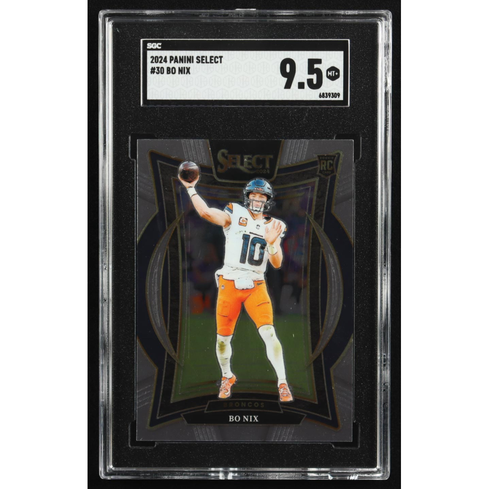 Bo Nix 2024 Select #30 RC (SGC 9.5) at PristineAuction.com