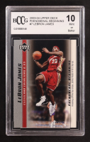 LeBron James 2003 Upper Deck Phenomenal Beginning #7 RC (BCCG 10) at PristineAuction.com