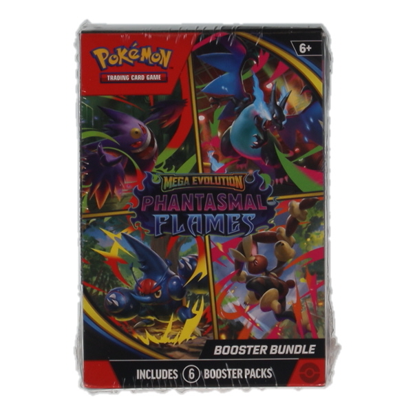 Pokemon Mega Evolution ME2 Phantasmal Flames Booster Bundle Box at PristineAuction.com Pokemon Mega Evolution ME2 Phantasmal Flames Booster Bundle Box at PristineAuction.com