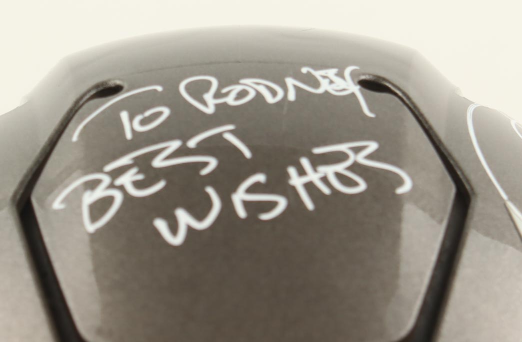 Tom Brady Signed Buccaneers Full-Size Authentic On-Field Speed Helmet Inscribed "To Rodney, Best Wishes!" (Fanatics) at PristineAuction.com Tom Brady Signed Buccaneers Full-Size Authentic On-Field Speed Helmet Inscribed "To Rodney, Best Wishes!" (Fanatics) at PristineAuction.com