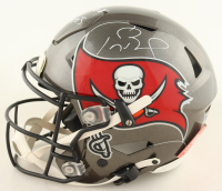 Tom Brady Signed Buccaneers Full-Size Authentic On-Field Speed Helmet Inscribed "To Rodney, Best Wishes!" (Fanatics) at PristineAuction.com