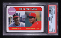 Nolan Ryan / Shohei Ohtani RC 2018 Topps Throwback Thursday '69 Rookies #67 (PSA 9) at PristineAuction.com