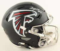Drake London Signed Falcons Full-Size Authentic On-Field SpeedFlex Helmet (Fanatics) at PristineAuction.com