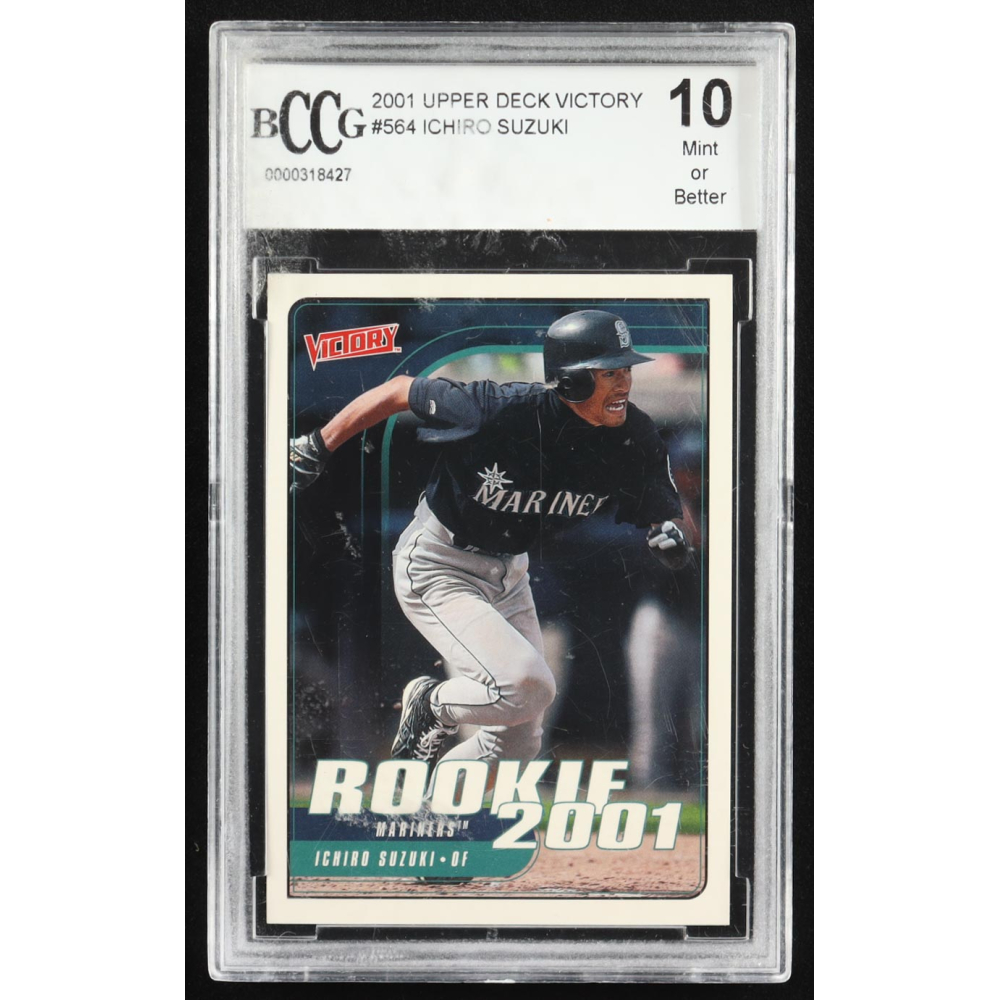 Ichiro Suzuki 2001 Upper Deck Victory #564 RC (BCCG 10) at PristineAuction.com