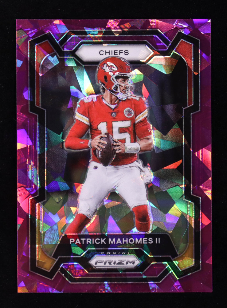 Patrick Mahomes II 2023 Panini Prizm Prizms Purple Ice #149 #38/225