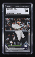 Aaron Judge 2025 Topps Now #683 (CGC 10) at PristineAuction.com