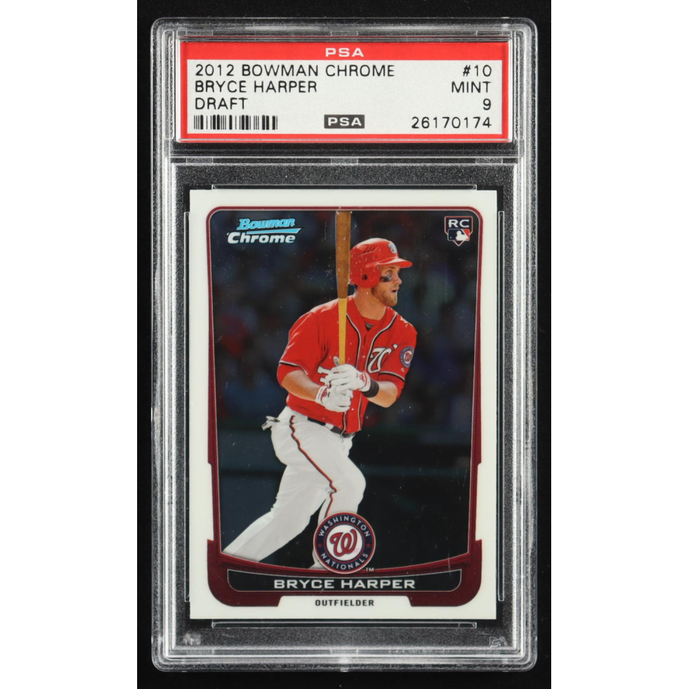 Bryce Harper 2012 Bowman Chrome Draft #10 RC (PSA 9) at PristineAuction.com