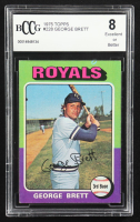 George Brett 1975 Topps #228 RC (BCCG 8) at PristineAuction.com