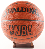 2005 Chicago Bulls NBA Official Game Basketball Team-Signed By (14) Ben Gordan, Jannero Pargo, & Kirk Hinrich with Display Stand (PSA) at PristineAuction.com