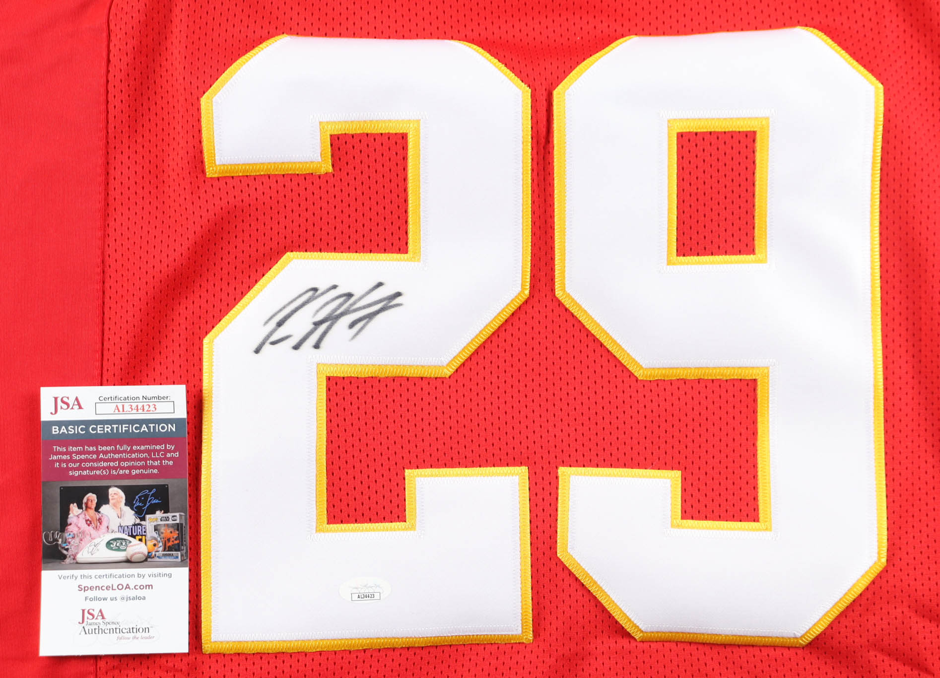 Kareem Hunt Signed Jersey (JSA) at PristineAuction.com Kareem Hunt Signed Jersey (JSA) at PristineAuction.com