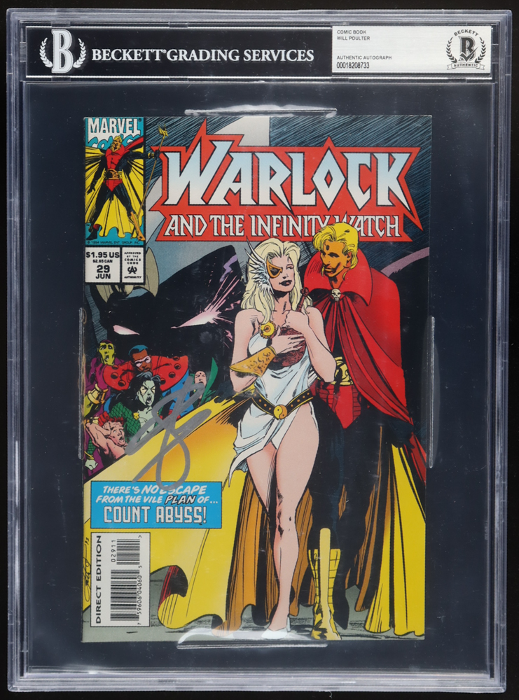 Will Poulter Signed 1994 "Warlock and the Infinity Watch" #29 Marvel Comic Book (BGS) at PristineAuction.com Will Poulter Signed 1994 "Warlock and the Infinity Watch" #29 Marvel Comic Book (BGS) at PristineAuction.com