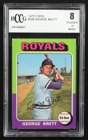 George Brett 1975 Topps #228 RC (BCCG 8) at PristineAuction.com