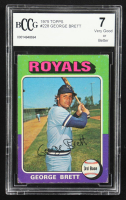 George Brett 1975 Topps #228 RC (BCCG 7) at PristineAuction.com