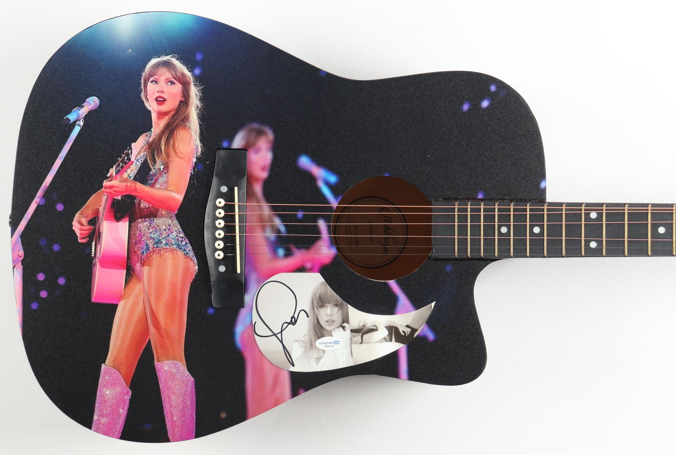 Taylor Swift Guitar with Signed Custom Insert Pickguard (ACOA) at PristineAuction.com Taylor Swift Guitar with Signed Custom Insert Pickguard (ACOA) at PristineAuction.com
