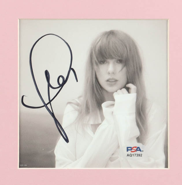 Taylor Swift Signed Custom Framed "Tortured Poets Society" CD Album Insert Display With Disc Case (PSA) at PristineAuction.com Taylor Swift Signed Custom Framed "Tortured Poets Society" CD Album Insert Display With Disc Case (PSA) at PristineAuction.com