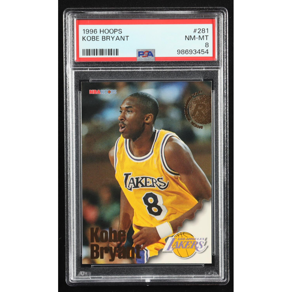 Kobe Bryant 1996-97 Hoops #281 RC (PSA 8) at PristineAuction.com