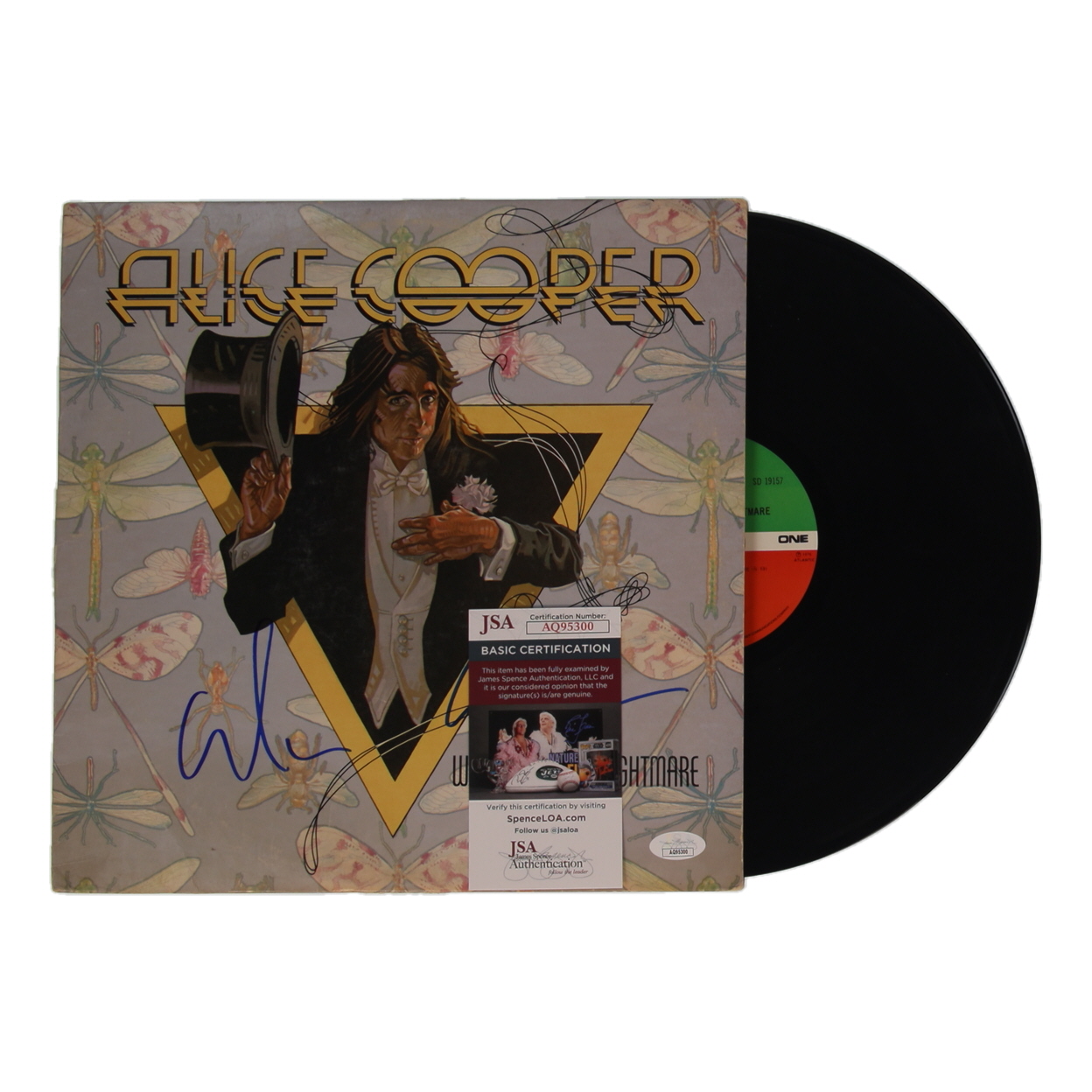 Alice Cooper Signed "Welcome To My Nightmare" Vinyl Record Album (JSA) at PristineAuction.com Alice Cooper Signed "Welcome To My Nightmare" Vinyl Record Album (JSA) at PristineAuction.com