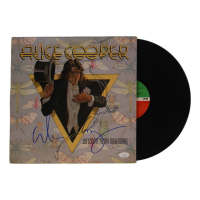 Alice Cooper Signed "Welcome To My Nightmare" Vinyl Record Album (JSA) at PristineAuction.com