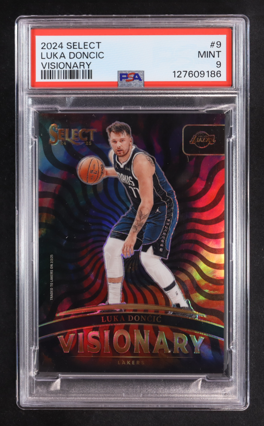 Luka Doncic 2024-25 Select Visionary #9 (PSA 9) at PristineAuction.com Luka Doncic 2024-25 Select Visionary #9 (PSA 9) at PristineAuction.com