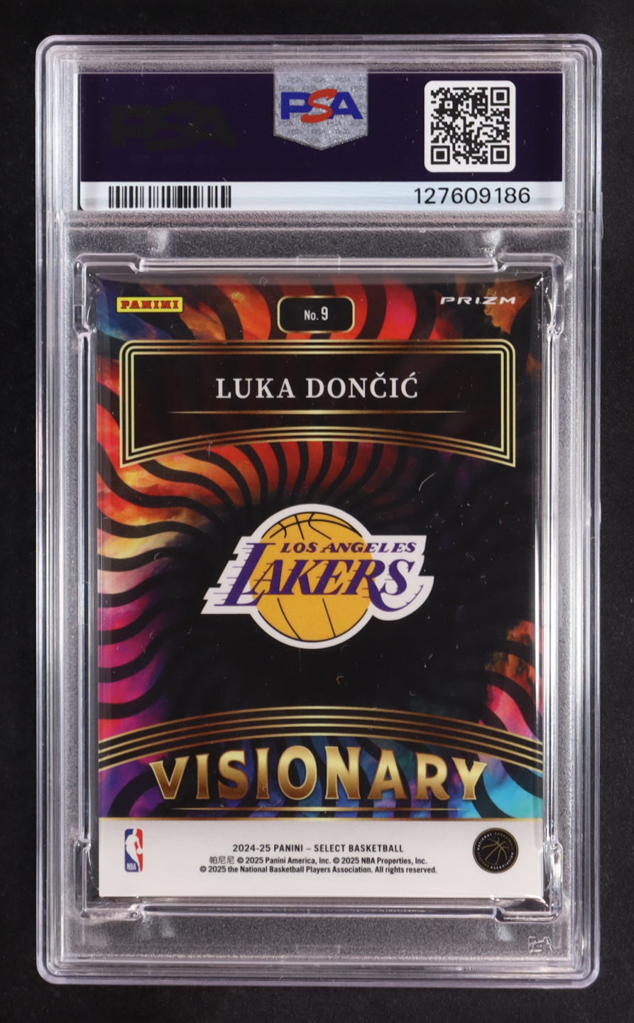 Luka Doncic 2024-25 Select Visionary #9 (PSA 9) at PristineAuction.com Luka Doncic 2024-25 Select Visionary #9 (PSA 9) at PristineAuction.com