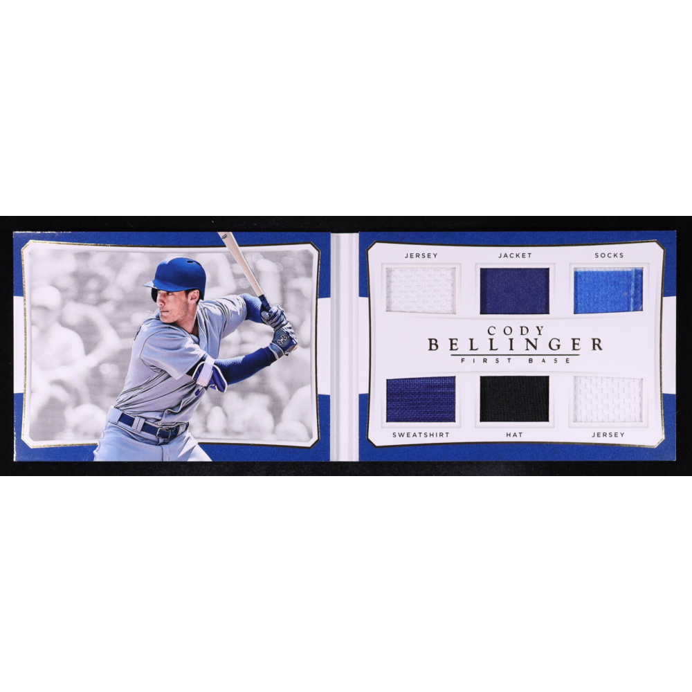 Cody Bellinger 2017 Panini National Treasures Armory Materials Booklet #1 #96/99 RC at PristineAuction.com