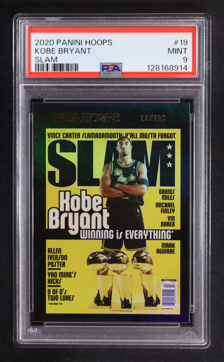 Kobe Bryant 2020-21 Hoops SLAM #19 (PSA 9) at PristineAuction.com Kobe Bryant 2020-21 Hoops SLAM #19 (PSA 9) at PristineAuction.com