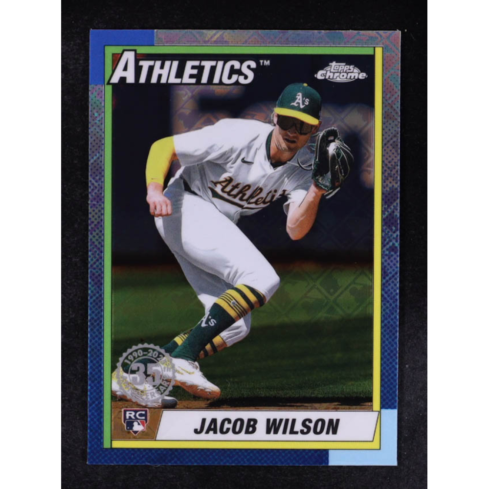 Jacob Wilson 2025 Topps Chrome Logofractor '90 Topps #90CB18 at PristineAuction.com
