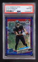 Bijan Robinson 2023 Donruss Optic Blue Glitter #206 RR RC (PSA 10) at PristineAuction.com