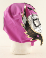Rey Mysterio Signed 1997 WCW Halloween Havoc Replica Mask Inscribed "G.M.O.A.T." (Fanatics) at PristineAuction.com