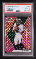 Jalen Hurts 2020 Panini Mosaic Mosaic Camo Pink #222 RC (PSA 10) at PristineAuction.com