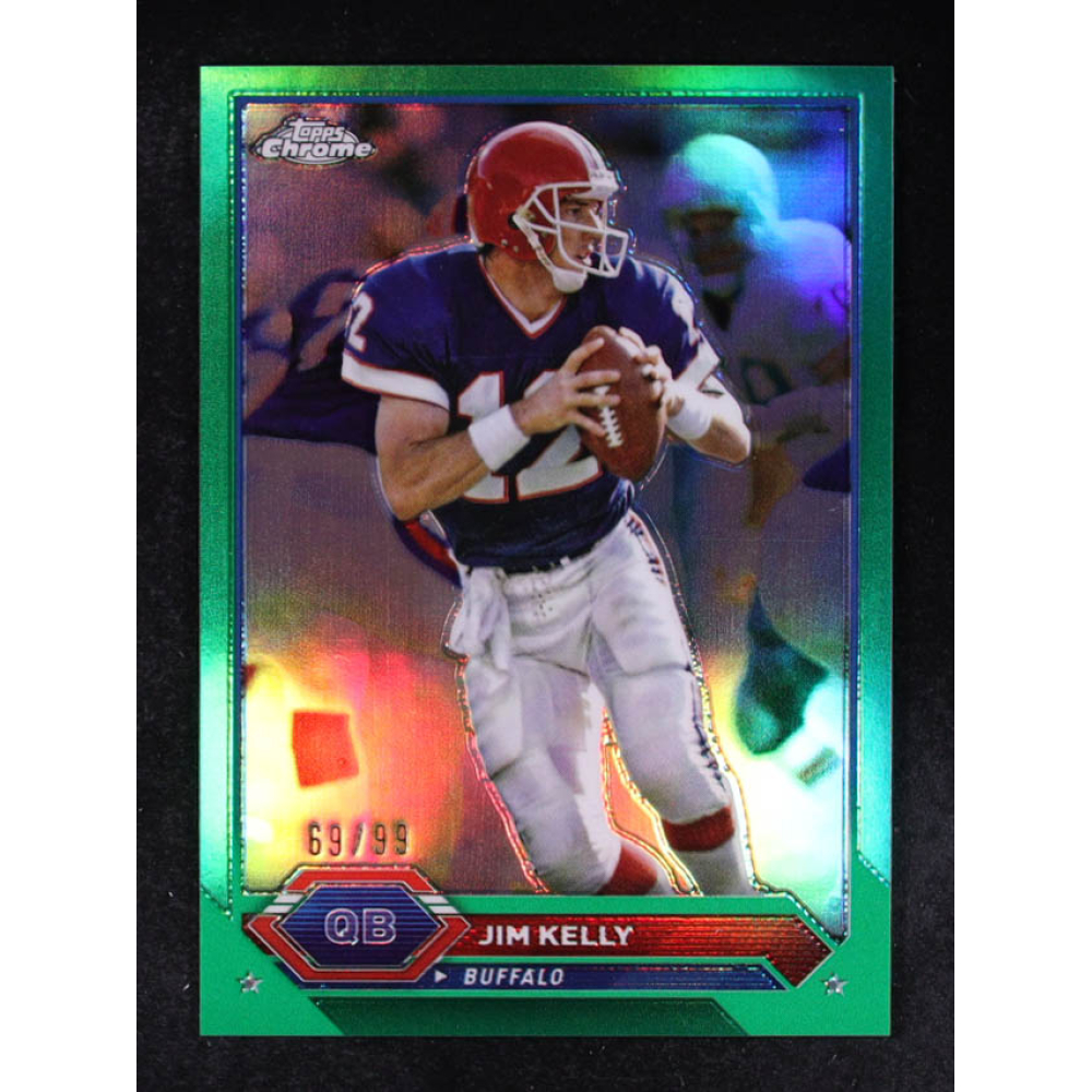 Jim Kelly 2023 Topps Composite Chrome Green Refractors #46 #69/99 at PristineAuction.com