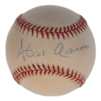 Hank Aaron Signed ONL Baseball (PSA) at PristineAuction.com