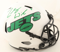 Zach Wilson Signed Jets Full-Size Authentic On-Field Lunar Eclipse Alternate Speed Helmet (Beckett) at PristineAuction.com
